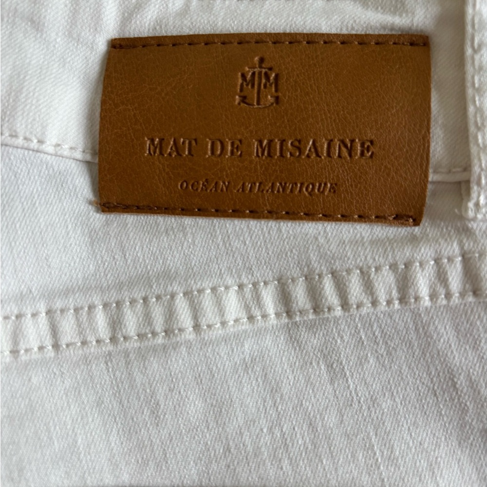 Women's Straight Leg Jeans in Cream - Picture 9 of 15